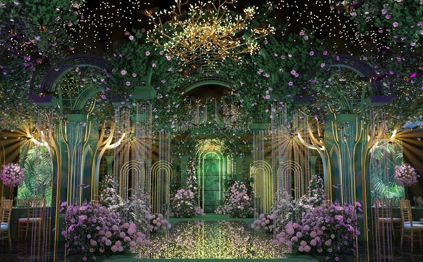 南部奇妙森林婚礼堂效果展示